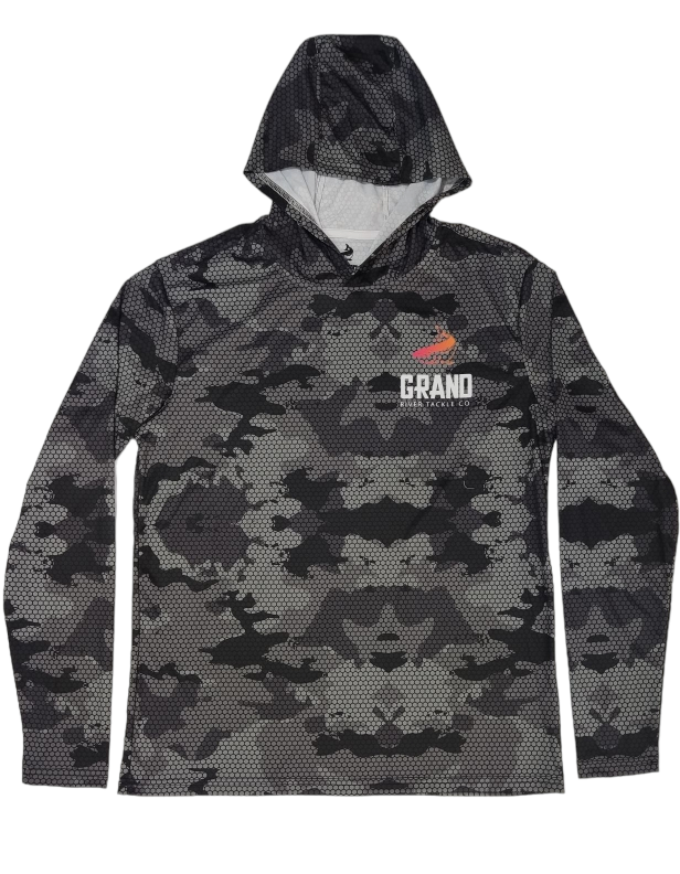 Sixth Street Dark Camo Sun Protection Hoodie